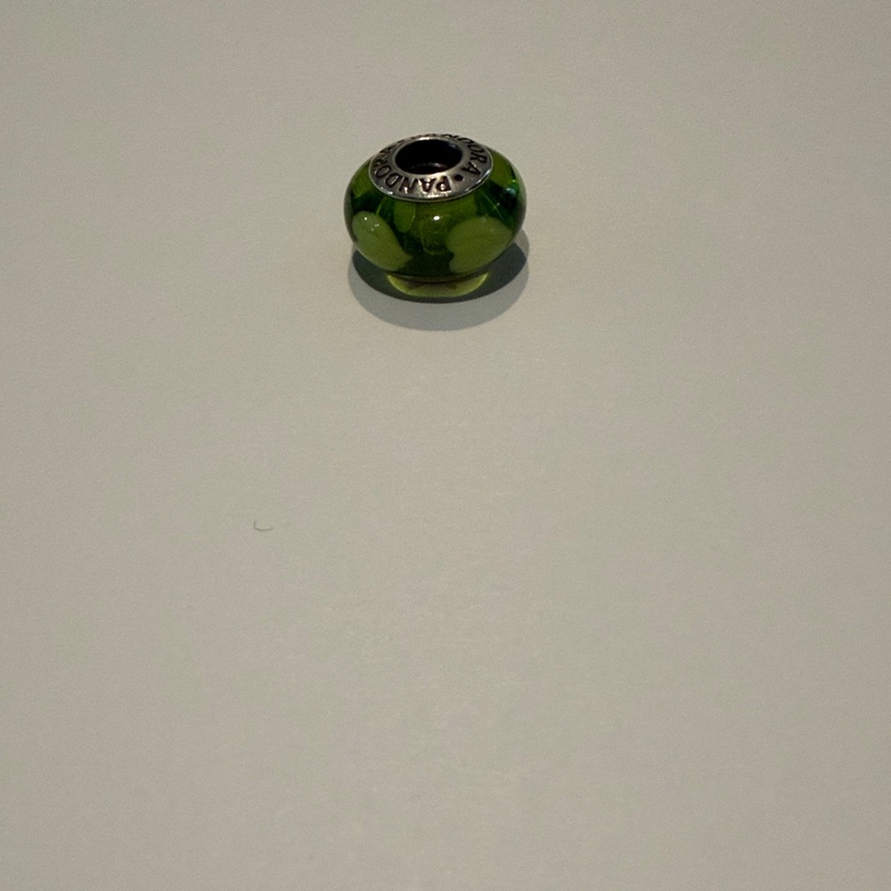 Pandora Vibrant Green Charm Bead